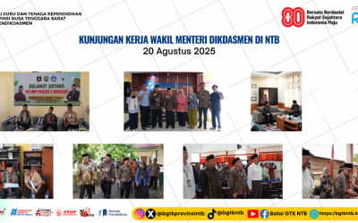 Kunjungan Kerja Wakil Menteri Pendidikan Dasar dan Menengah di NTB