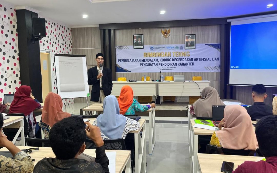 Pembelajaran Mendalam (Deep Learning), Kecerdasan Artifisial, dan Penguatan Karakter bagi Guru SD, SMP, SMA, dan SMK Muhammadiyah se-NTB