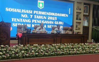 Penguatan Tata Kelola Kepala Sekolah, BGTK NTB Hadiri Sosialisasi Permendikdasmen di Sumbawa